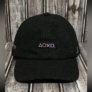 Sony‎ Playstation Logo Strapback Hat Cap Wool Embroidered PS5 Launch Edition